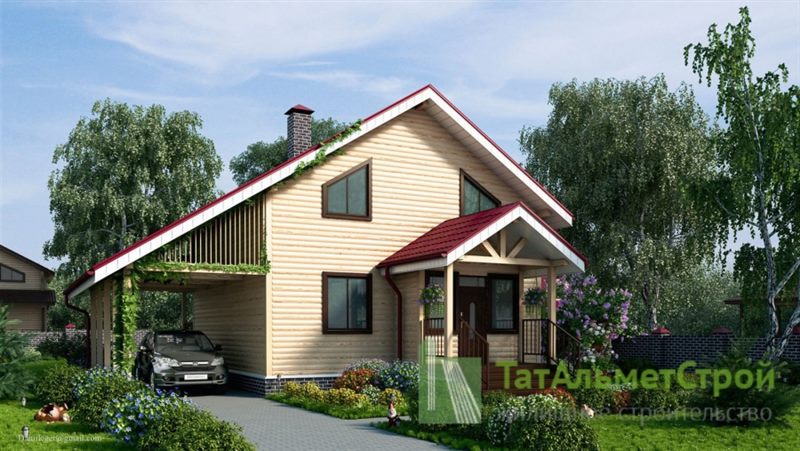 Артур — проект дома из SIP-панелей, «ТатАльметСтрой»