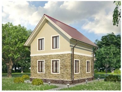 Дача — проект дома из SIP-панелей, «Ваш Дом»